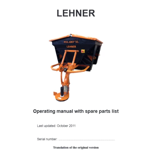 Instruction Manual and Spare Parts Lists 